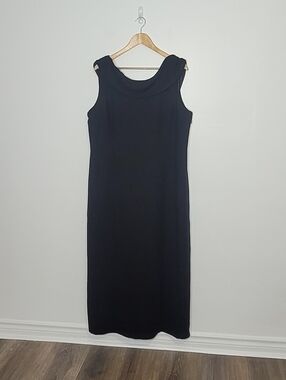 Vintage Jessica NEW Black Sleeveless Evening Gown Plus Size 18 NWT